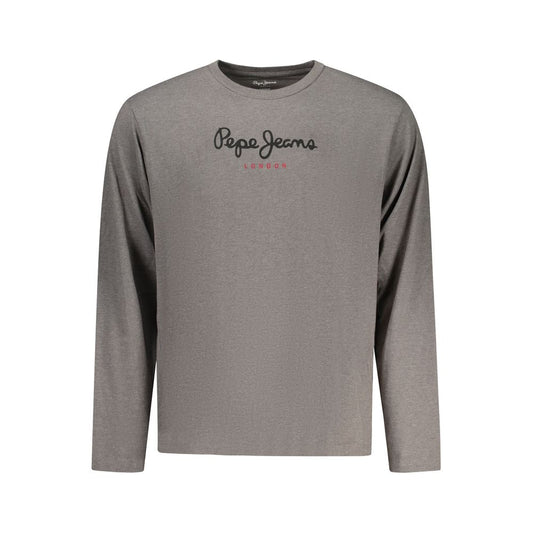 Pepe Jeans Gray Cotton Sportswear