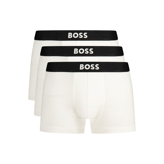 Hugo Boss White Cotton Boxers