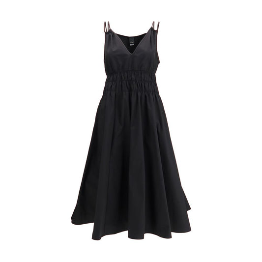 PINKO Black Cotton Casual Dress