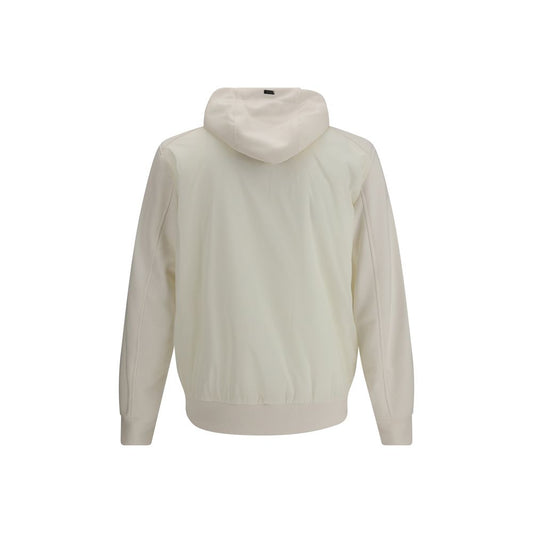 Herno White Polyamide Shell Jacket
