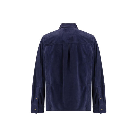 Brunello Cucinelli Blue Denim Shirt