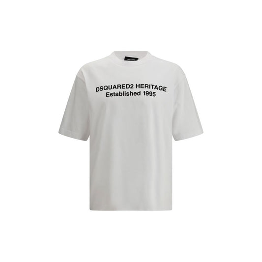 Dsquared² White Cotton T-Shirt