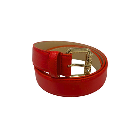 Borbonese Red Leather Women Belt
