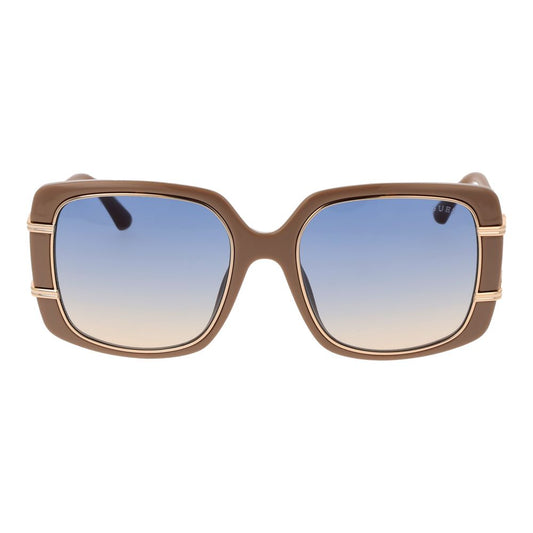 Guess Brown Metal & Plastic Sunglasses