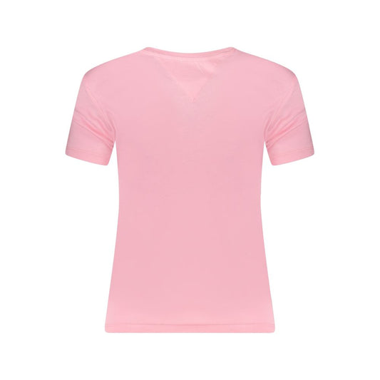 Tommy Hilfiger Rosa Cotton Women T-Shirt