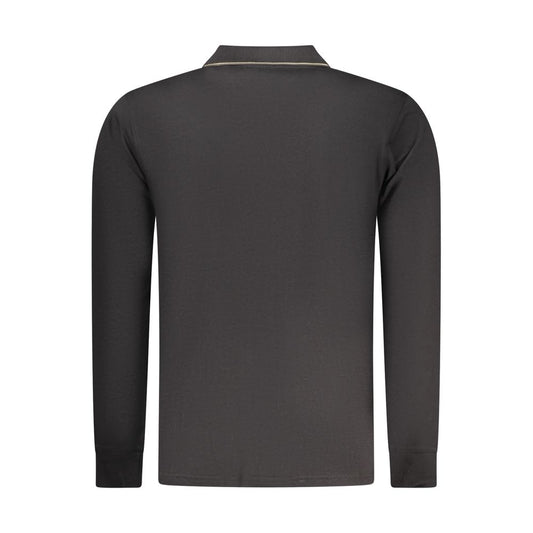 Coveri Moving Black Cotton Men's Polo