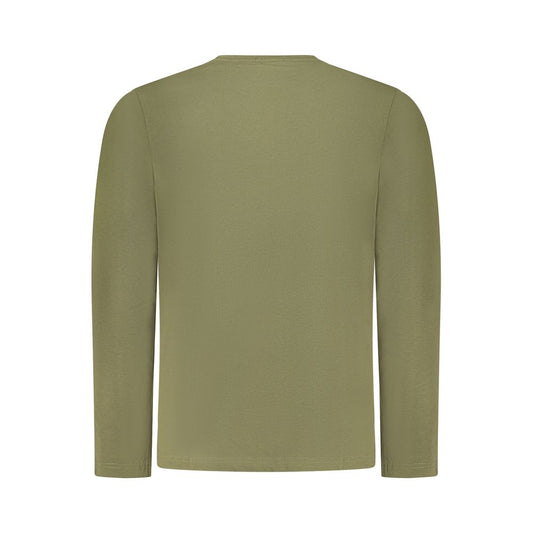 Coveri Moving Green Cotton Mens TShirt