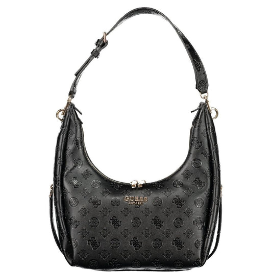 Guess Jeans Black Polyethylene Handbag