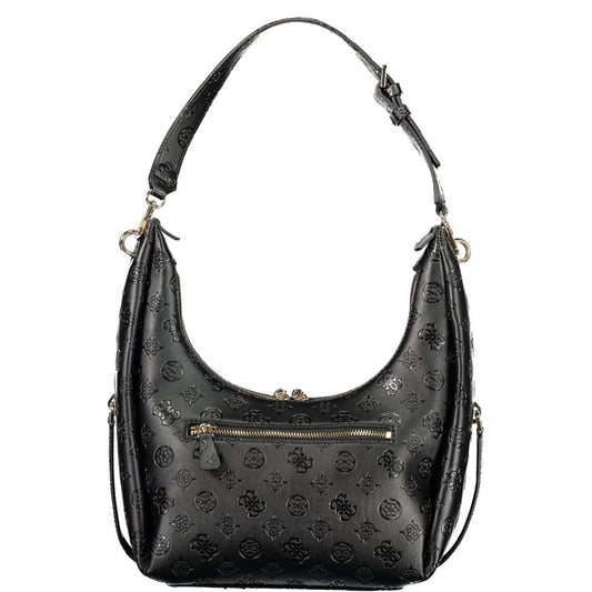 Guess Jeans Black Polyethylene Handbag