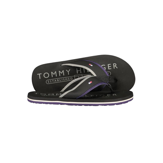 Tommy Hilfiger Nero Poliestere Men Ciabatta