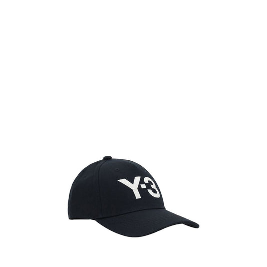 Y-3 Black Cotton Cap (Baseball Hat)