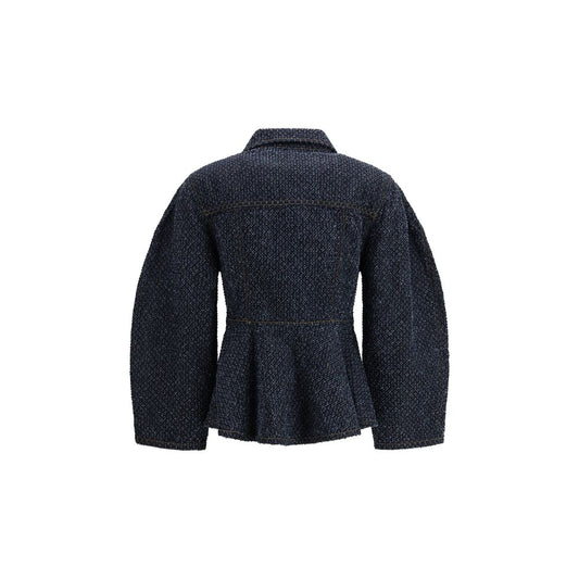 Ganni Blue Cotton Denim Jacket