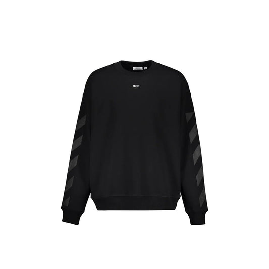 Off-White Black Cotton Sweatshirt