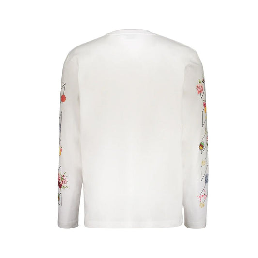 Off-White White Cotton Long Sleeve T-Shirt