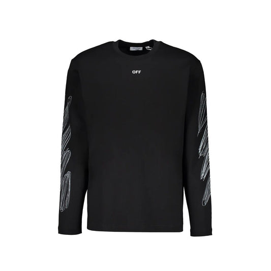 Off-White Black Cotton Sportswear