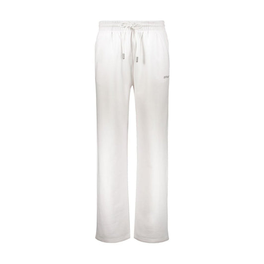 Off-White White Cotton Athletic Pants