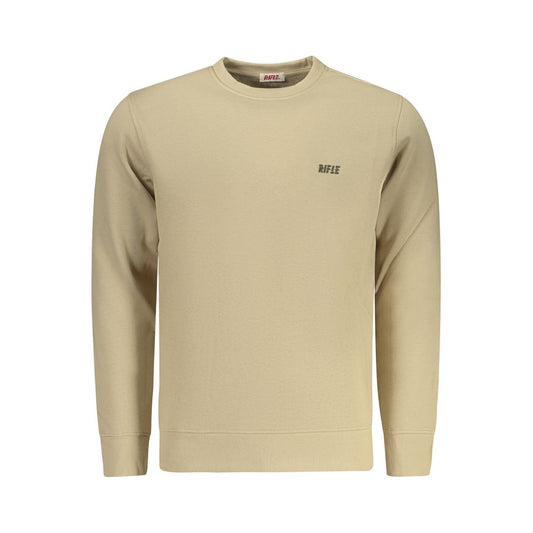 Rifle Beige Cotton Men's Sweatshirt