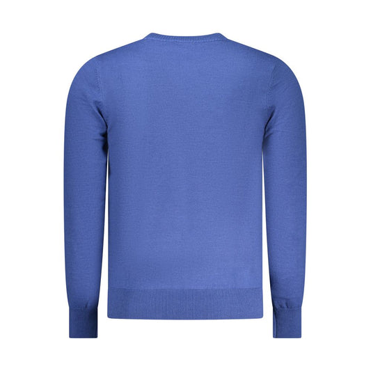 Rifle Blue Polyester Men Sweater