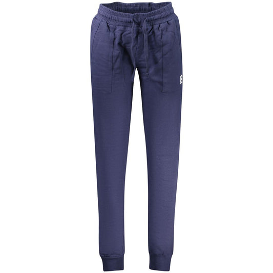 Laura Biagiotti Blue Cotton Joggers (Workout Pants)