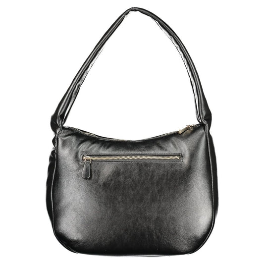 Guess Jeans "Black Polyurethane Women Handbag"