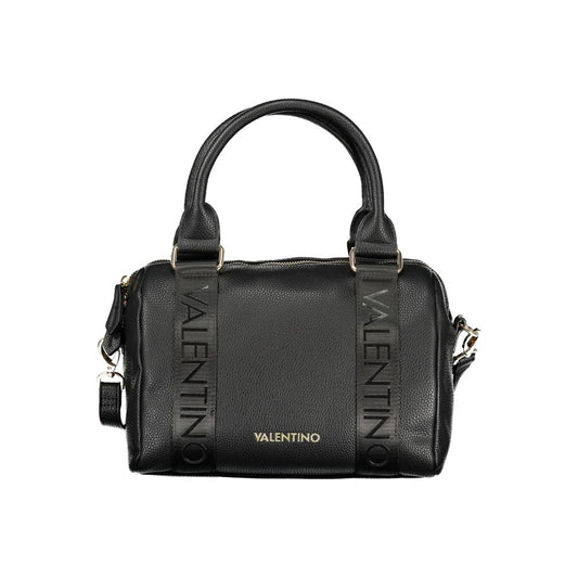 Mario Valentino Black Polyurethane Women Handbag