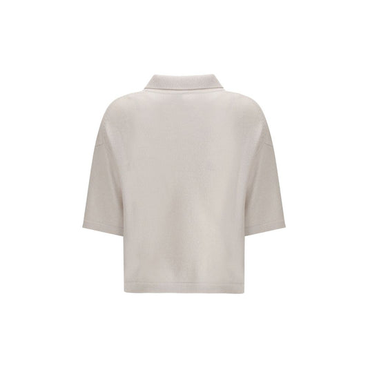 Allude Cream Cashmere Sweatshirt