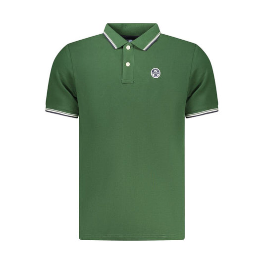 North Sails Verde Cotton Men Polo Shirt