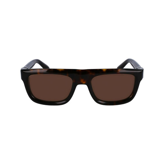 Ferragamo Brown Acetate Sunglasses