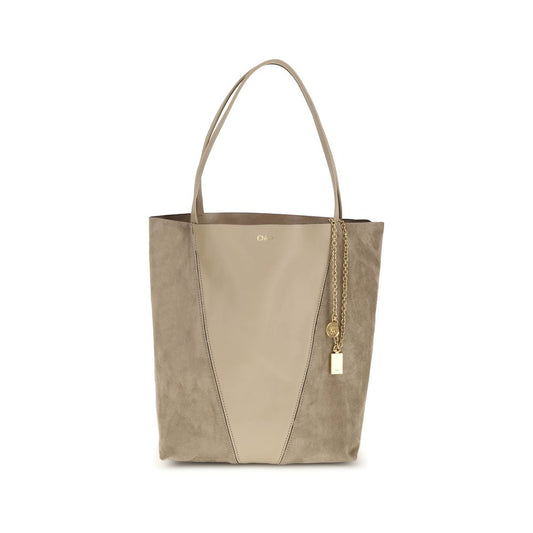 Chloé Beige Leather Shoulder Bag