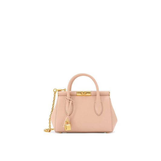 Dolce & Gabbana Beige Calfskin Handbag