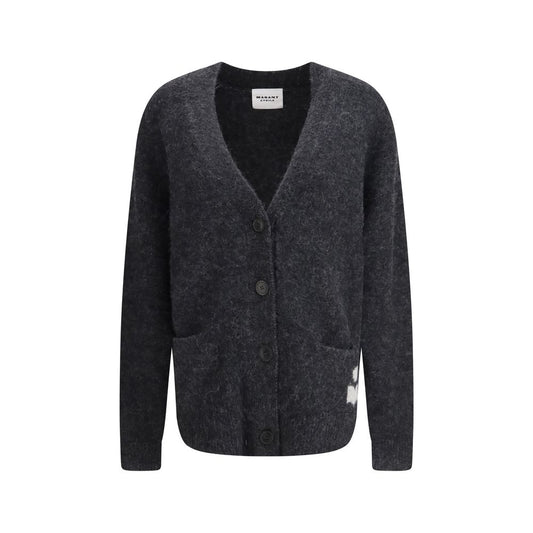 Marant Etoile Gray Alpaca Vicugna Pacos Cardigan