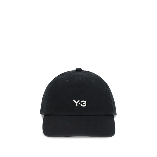 Y-3 Black Cotton Cap (Baseball Hat)