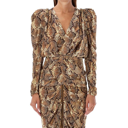 Isabel Marant Beige Silk Tank Tops