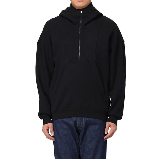 Saint Laurent Black Cotton Sweatshirt