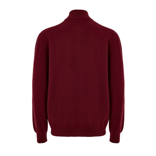 Gran Sasso Red Wool Turtleneck