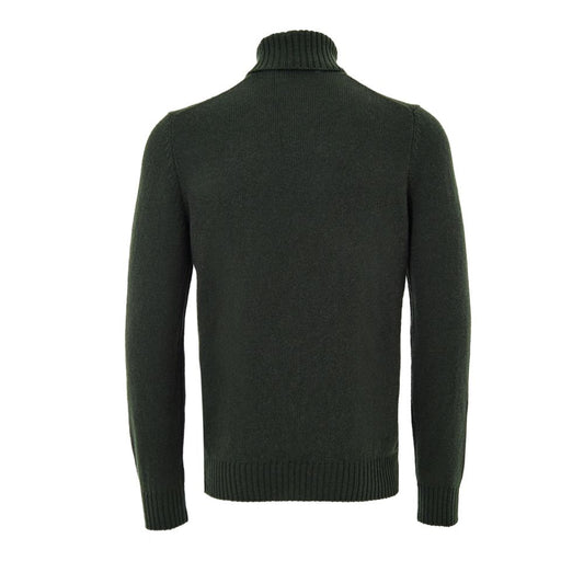 Gran Sasso Green Wool Turtleneck