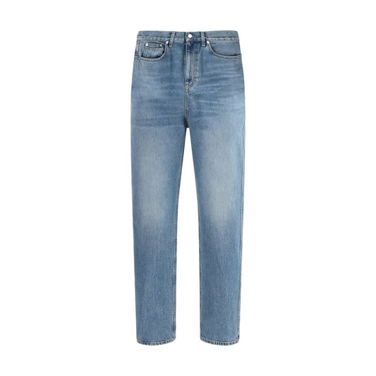 Gucci Light Blue Cotton Slim Fit Jeans