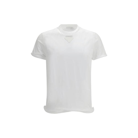 Prada White Cotton T-Shirt