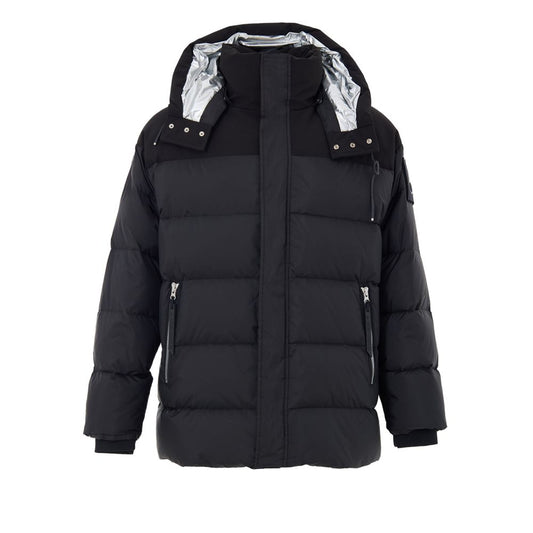 Moose Knuckles Black Nylon Jackets And Coat