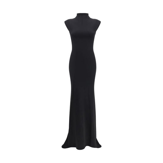 Jacquemus Black Viscose Cocktail Dress