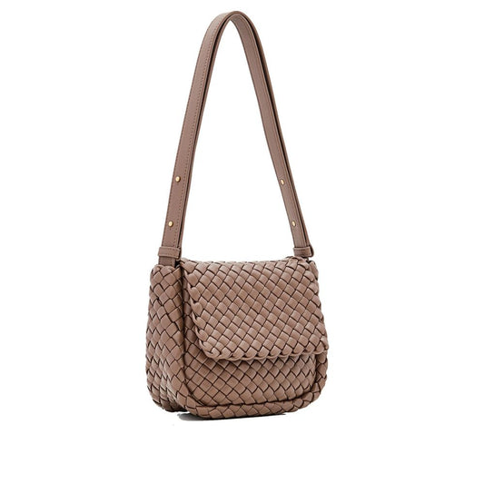 Bottega Veneta Brown Lamb Leather Shoulder Bag