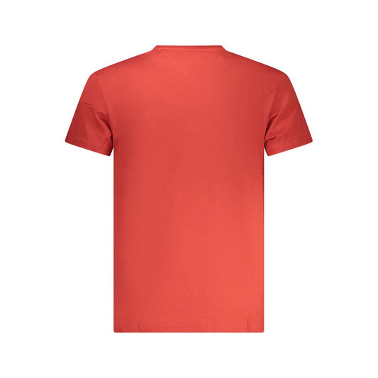 Tommy Hilfiger Rosso Cotton Men T-Shirt