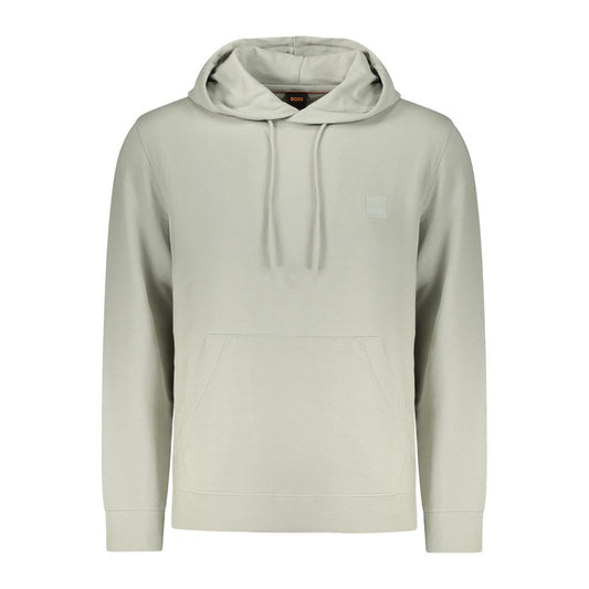 Hugo Boss Grigio Cotton Mens Sweatshirt