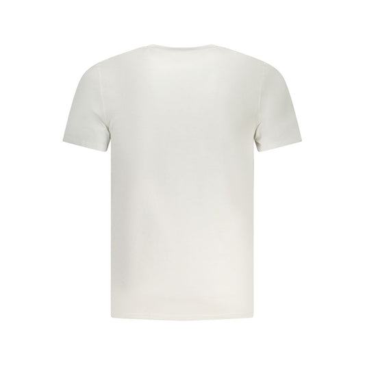 Guess Jeans Bianco Cotton Men T-Shirt
