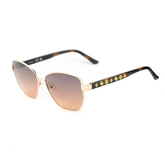 Guess Gold Metal Sunglasses