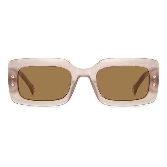 Carolina Herrera Orange Acetate Sunglasses