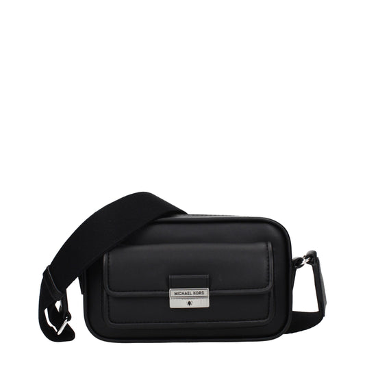 Michael Kors Black Leather Crossbody Bag