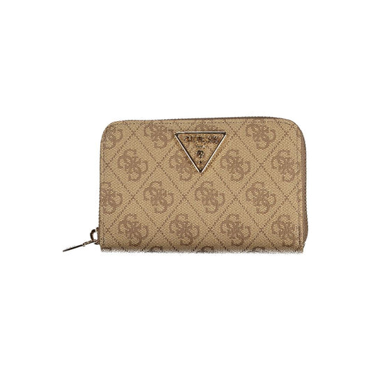 Guess Jeans Beige Polyurethane Women Wallet