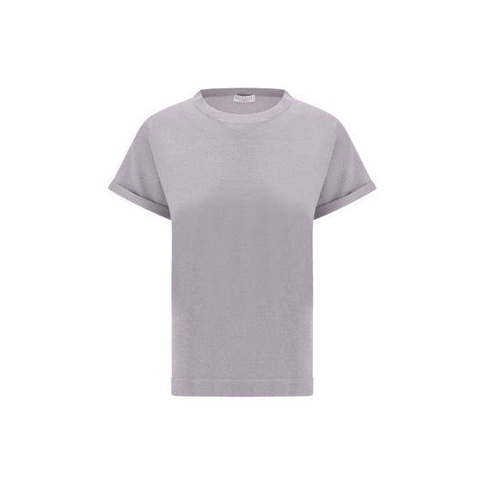 Brunello Cucinelli Purple Nylon T-Shirt