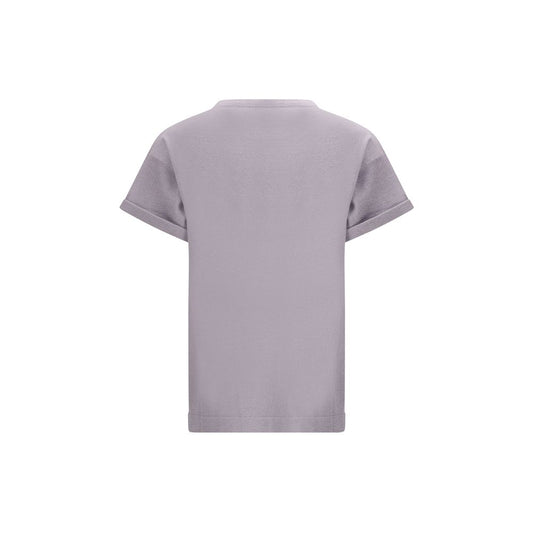 Brunello Cucinelli Purple Nylon T-Shirt